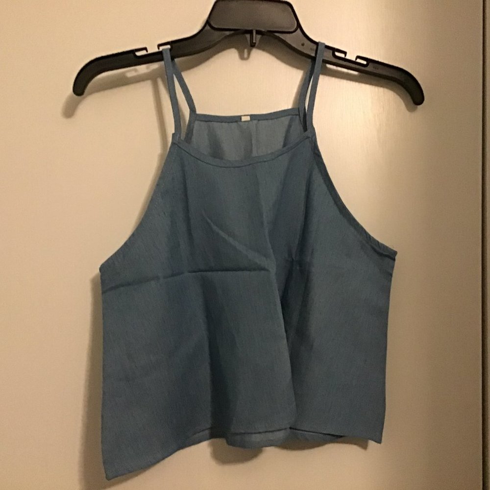 Blue cami top